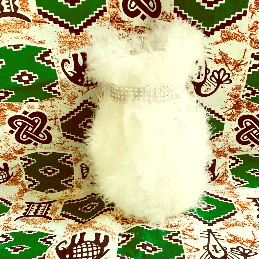 Feathered Vase